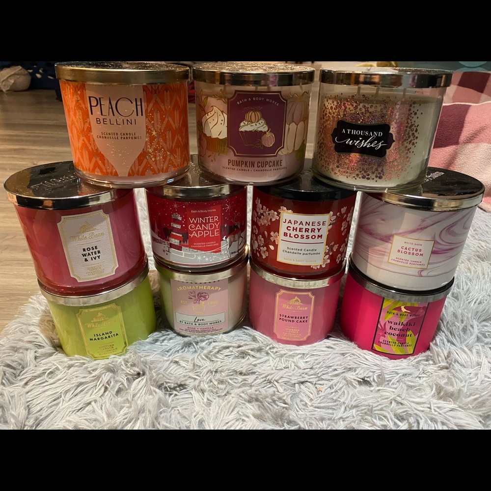 Bath and body works candles